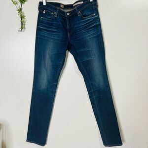 Dark Blue Women's Stretch Skinny Jeans